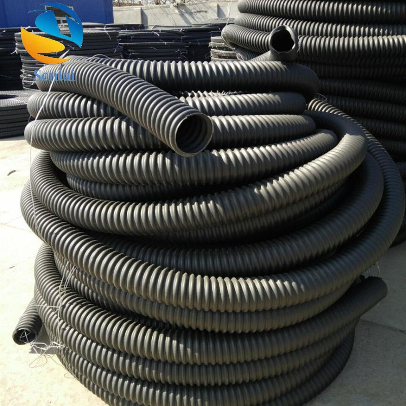 Plastic Corrugated Pipe, Black PE Corrugated Pipe, Hose, Polyethylene Wire Harness, Conduit, Wire Conduitfree Shipping Can Be Opened