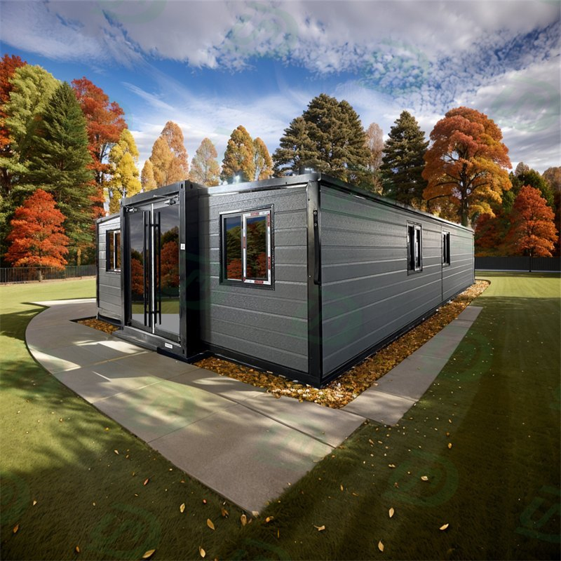 40 FT 8 Bedroom Outdoor Movable Expandable Container Luxury Chalet Prefab Modern Transportable Beach House
