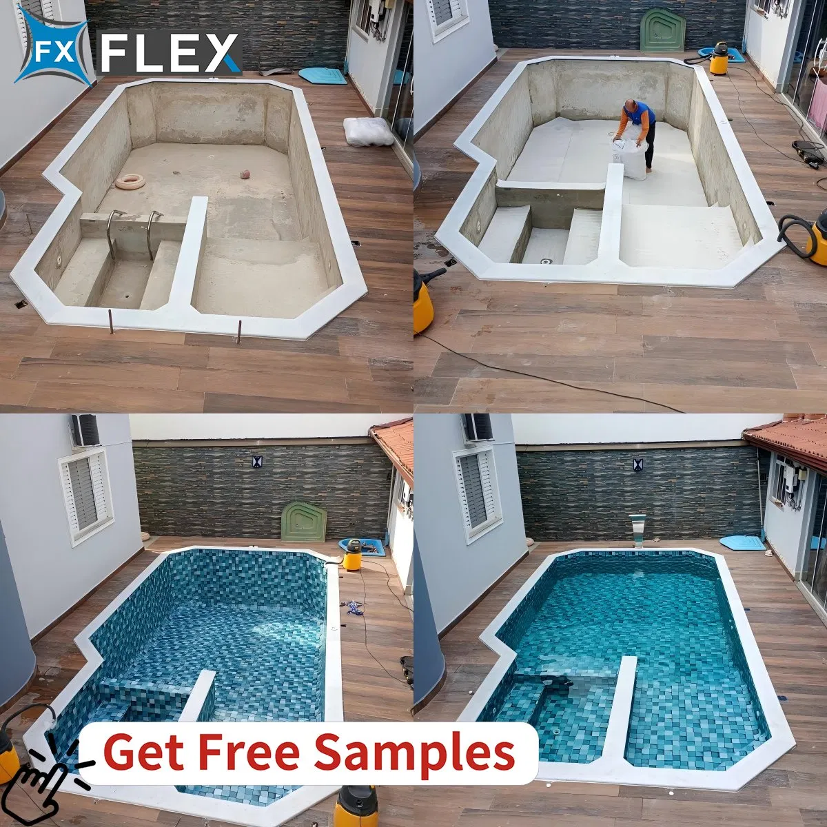 Fire Retardant PVC Vinyl Pool Liner for Commercial Swimming Pools Durability