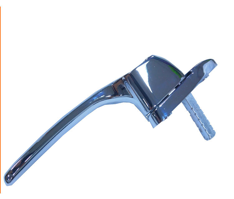 Polished Chrome Sliver Cranked Zinc Alloy Espag UPVC Window Handle