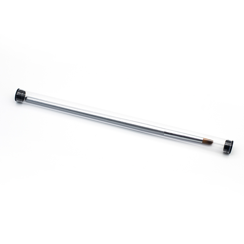 Guyo Silver Wooden Handle Nylon Nail Brush Accept Customizable Logo