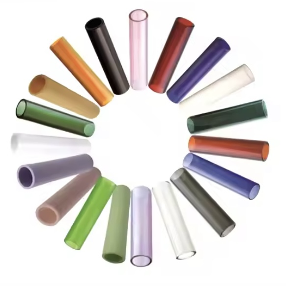 Colour Borosilicate Heat Resistant Glass Tubes and Rods