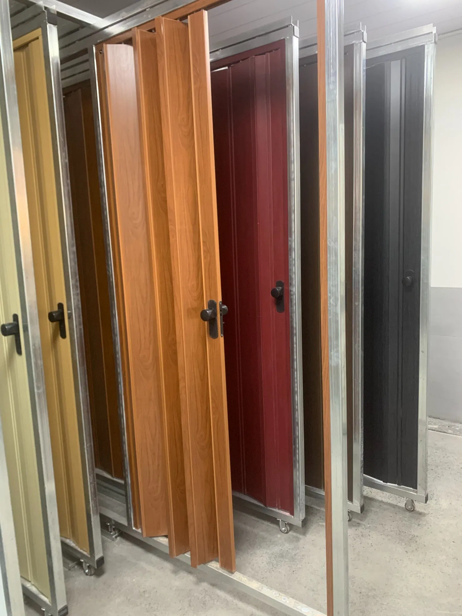 Easy Installed PVC Folding Doors for Interior Use