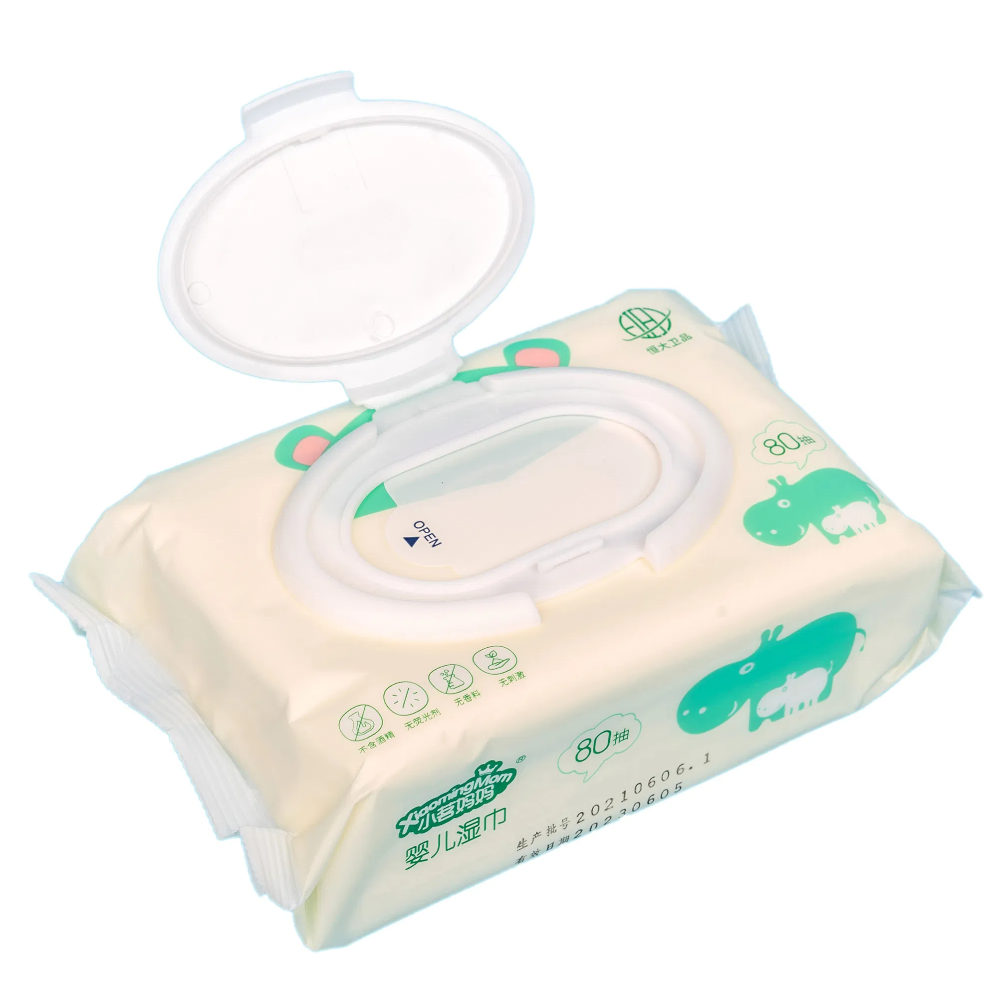 Baby Skin Cleaning Nonwoven Fabric Tissue Wet Wipes for Household