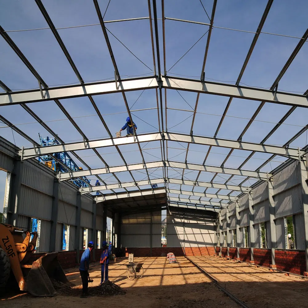 China Galvanized Prefabricated Factory Price Steel Structure for Steel Frame Structure Industrial Warehouse Worskshop Building Construction