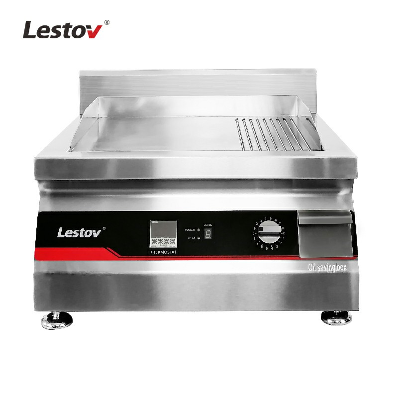 Commercial Electric Induction Table Top Grill Griddle
