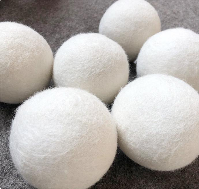 Handy Laundry, Wool Dryer Balls Natural Fabric Softener, Reusable Reduces Wrinkles