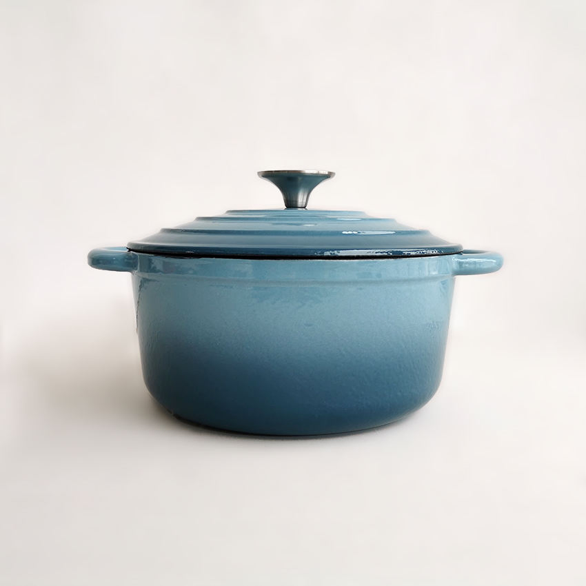 Чугунная эмалированная жаровня Dutch Oven 6QT