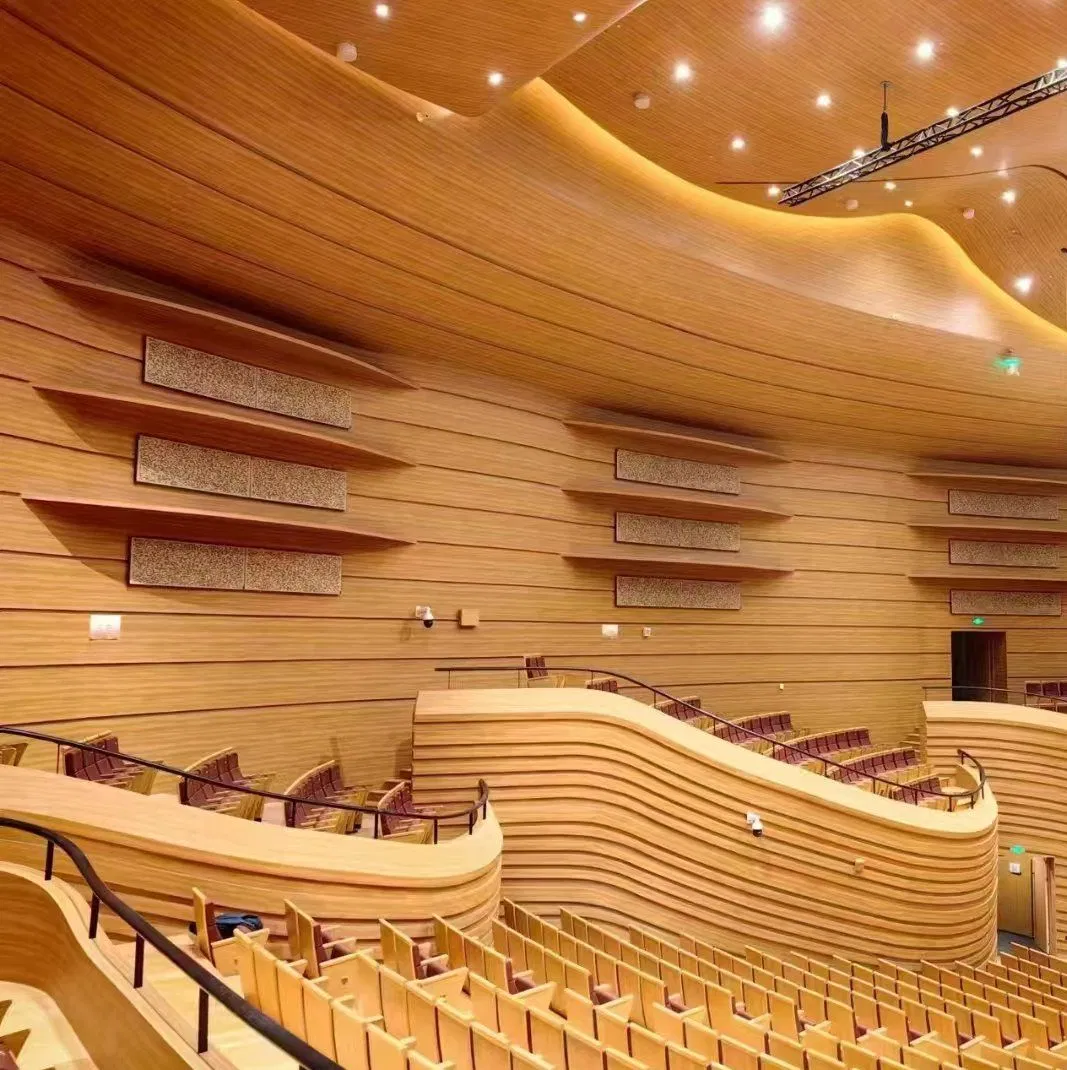 Construction Interior Building Materials for Wall and Ceiling MDF Perforated Acoustic Panel