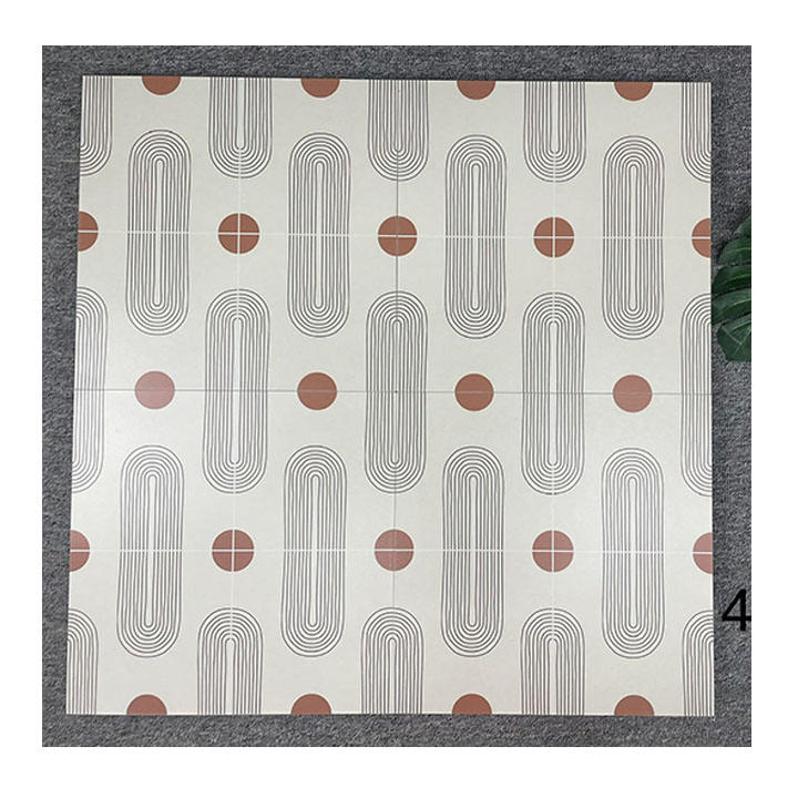 Flower Porcelain Tiles Living Rooms Full Glazed Floor Parquet Bedroom Ceramic Tile