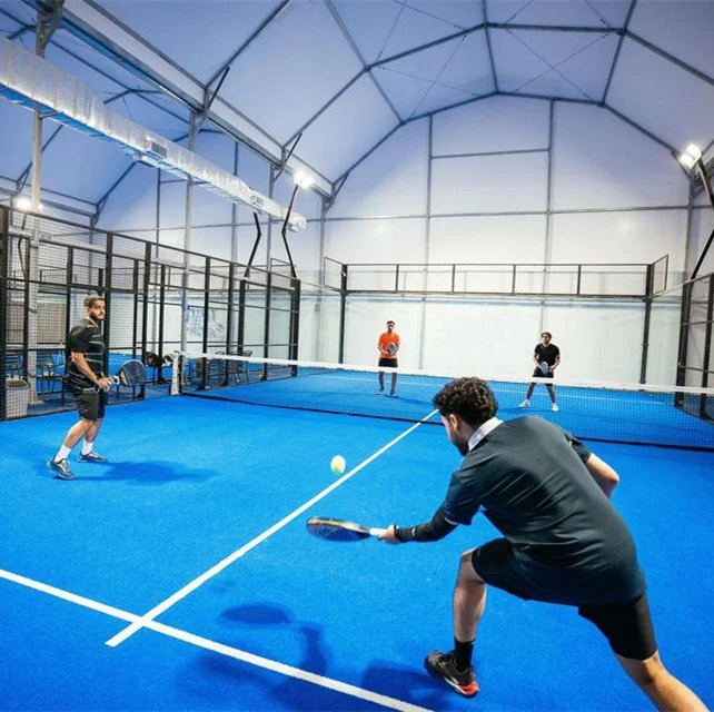 Panoramic Padel Court Cover Outdoor Canopy Tennis Court Tent Paddle Court with Roof