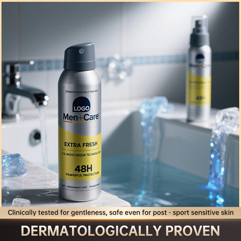 Sporty and Powerful Antiperspirant Spray Deodorant
