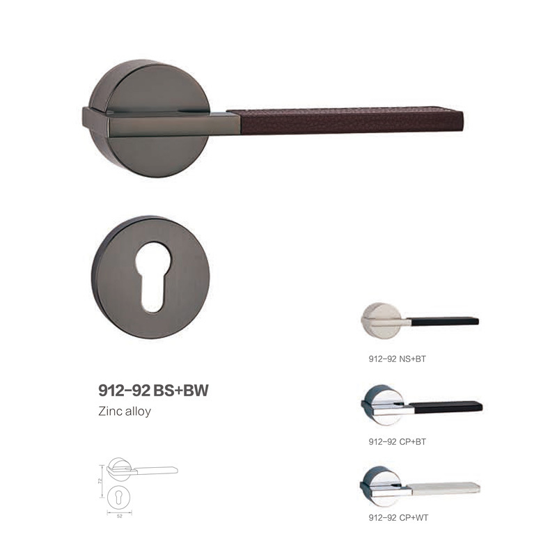 Simple Desin /Beautifully Carved Handle Door Lock