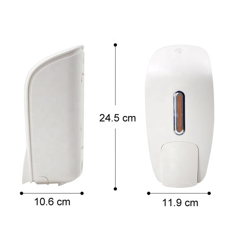 Wall Mount Kitchen Bathroom Plastic Manual Hand Soap Dispensers