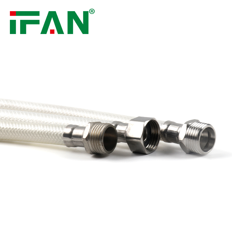 Ifan Good Price Plastic Nylon Flexible Hose 1/2" Nylon Flexible Hose Factory Direct Sell Flexible Hose