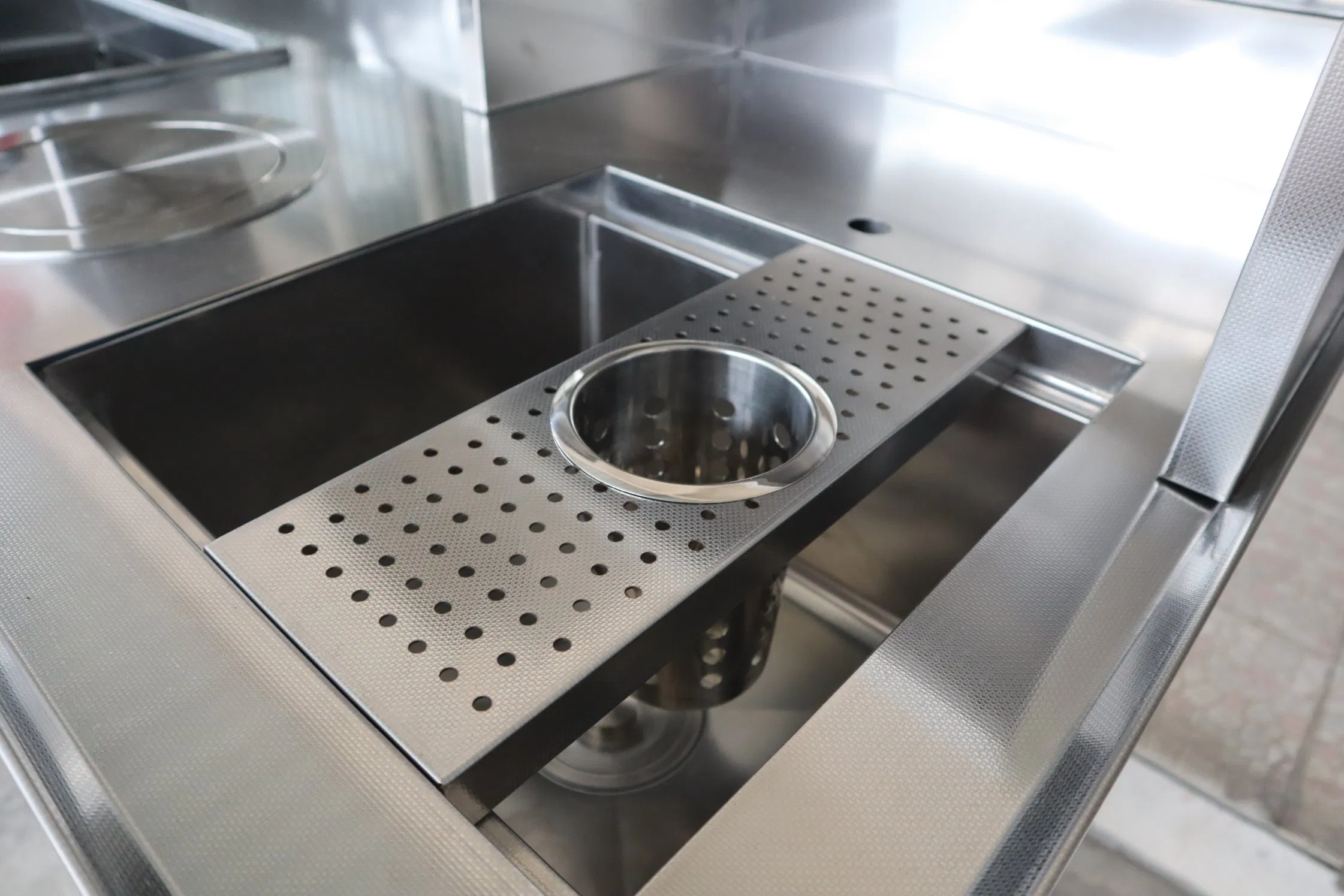 Commercial Stainless Steel Milk Tea Console Table