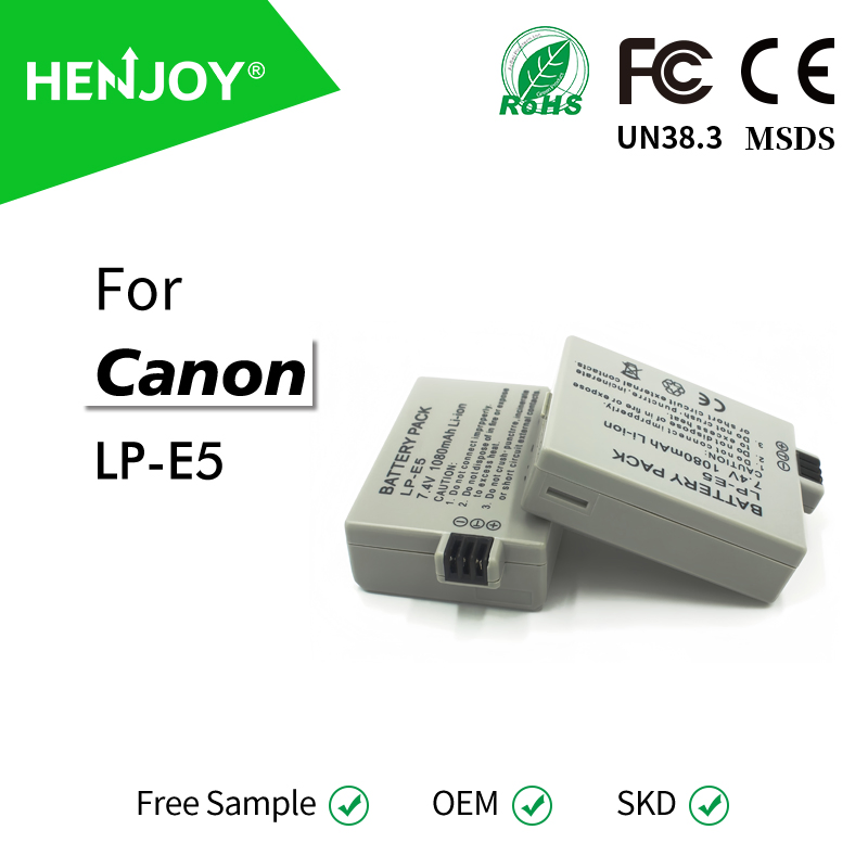Аккумулятор Canon LP-E5 1080mAh