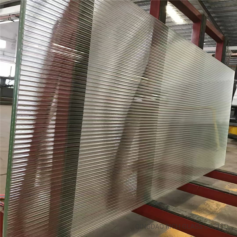 3mm 4mm 5mm 6mm Customized Size China Supplier Clear and Colored Mistlite Nashiji Patterned Glass