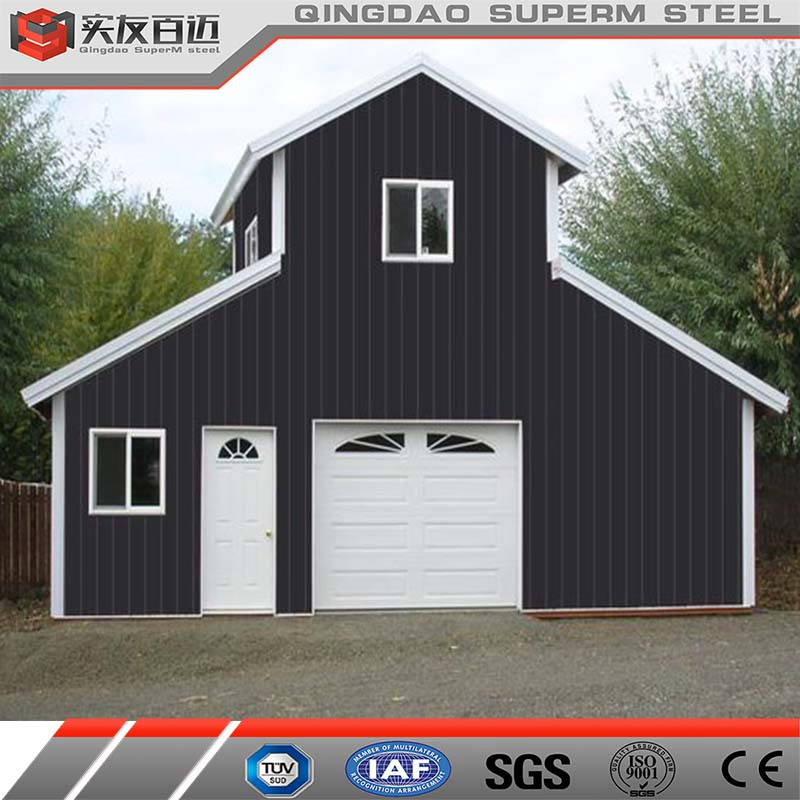 Qingdao Superm Storage Agricultural Pole Metal Barns Prefabricated Steel Structure Barn
