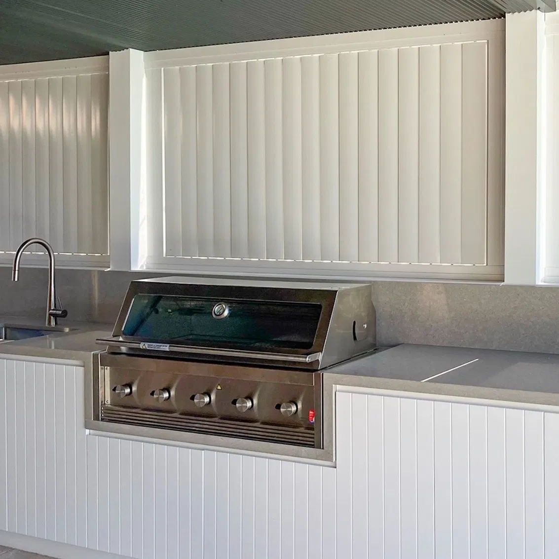 Premium Custom PVC Plantation Shutters with Elegant Louvered Style