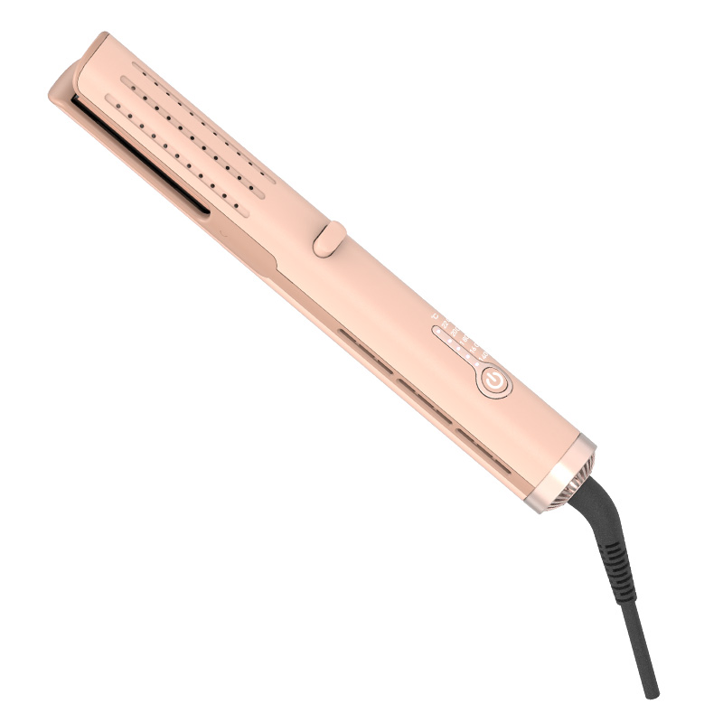 Bidisco High Quality Dual Voltage PTC Fast Heating 2 in 1 Hair Straightener and Curler Cool Airflow Hair Flat Irons