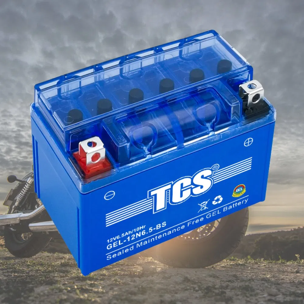 Гелевый аккумулятор 12V 6.5Ah для мотоцикла