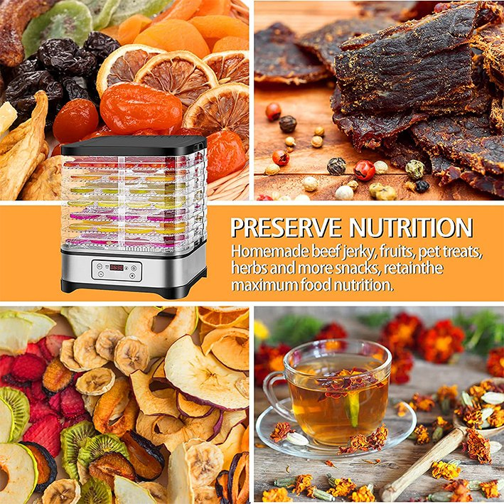 Home Machine Mini Electric Fruit Food Dehydrator