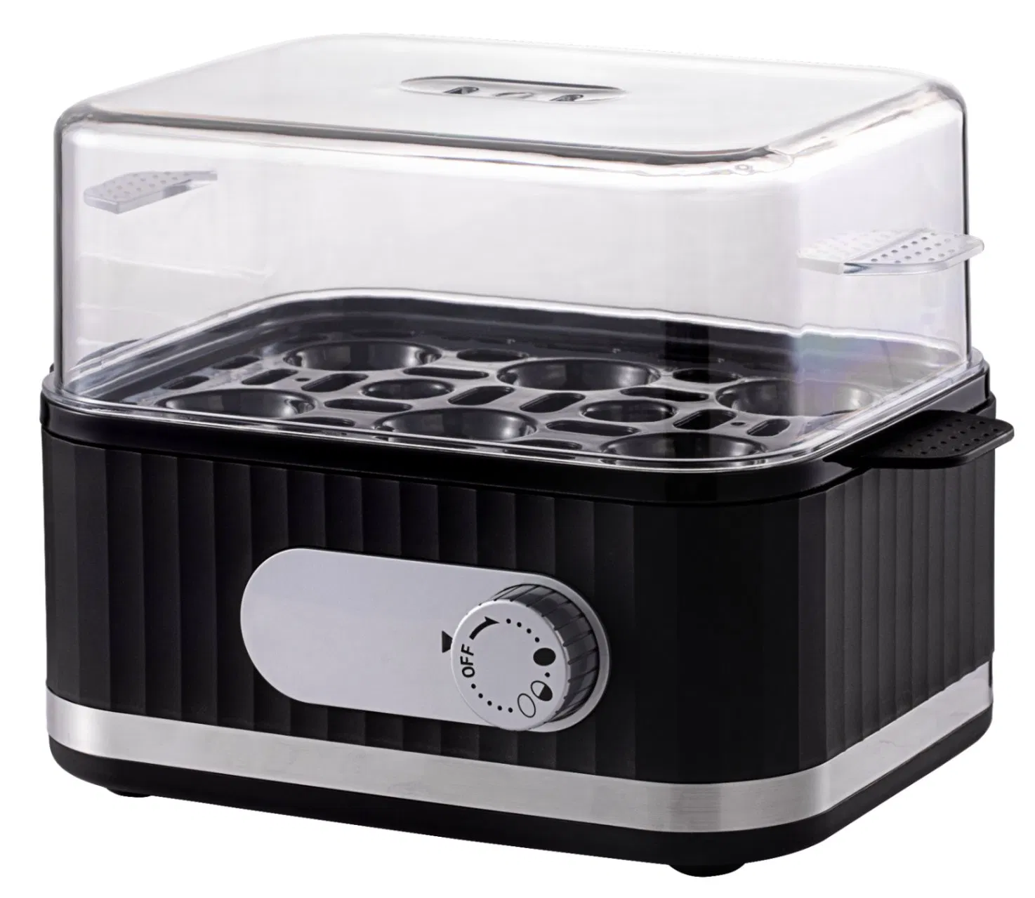 6-Egg Electric Egg Boiler Withtimer and Anti-Dry Feature for Precise Doneness