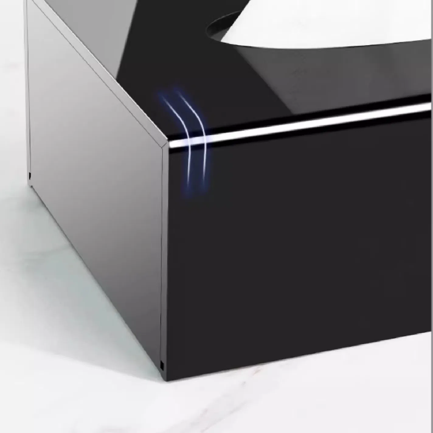 Napkin Dispenser 200mm Black Matte Product Support Stands Hotel Consumables Room Storage Hotel Consumable Box Organization Factory Customized Custom Leather