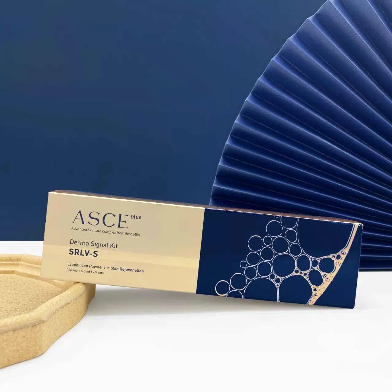 Korea Freeze-Dried Exosome Solution Asce+ Exosome Human Stem Cell Derma Signal Kit Srv-S Grow-Th Factor Skin Care Anti Aging for Brightening Skin