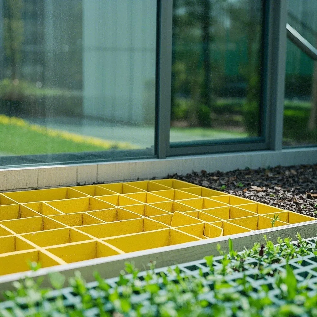 Pultruded Plastic GRP Molded Fiberglass Grille