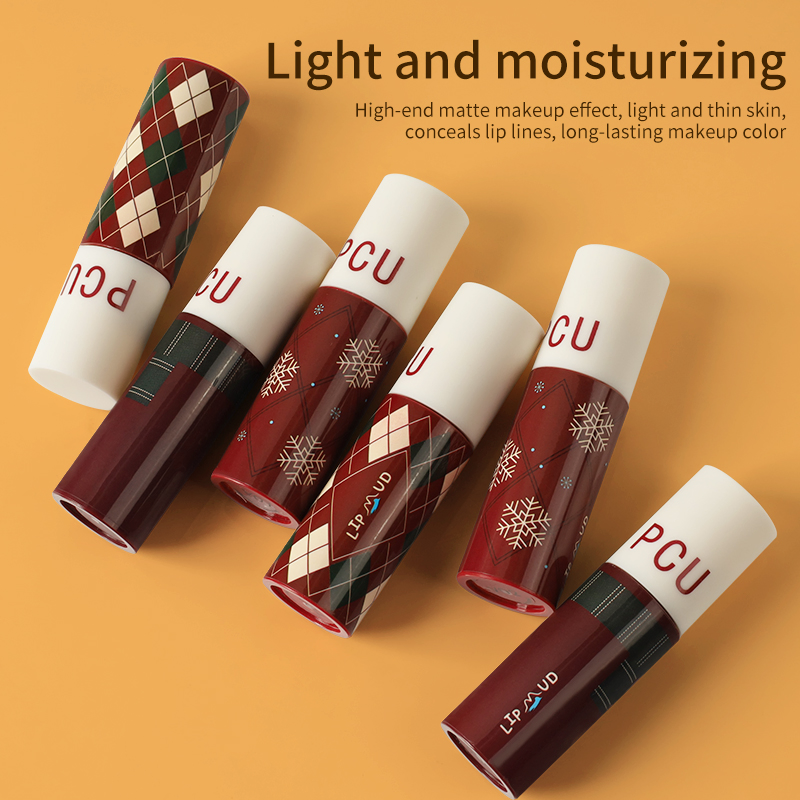 Lasting Waterproof Velvet Matte Cute Silky Lip Mud Christmas Gift Makeup Lipgloss