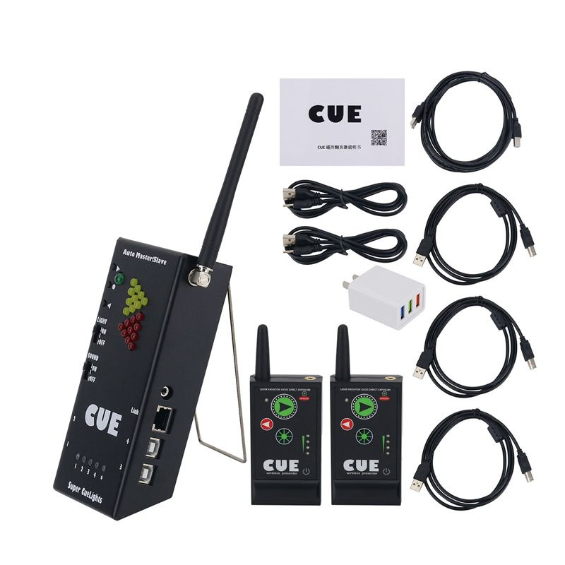 Super Cuelight Presenter Remote One Receiver and Two Transmitters