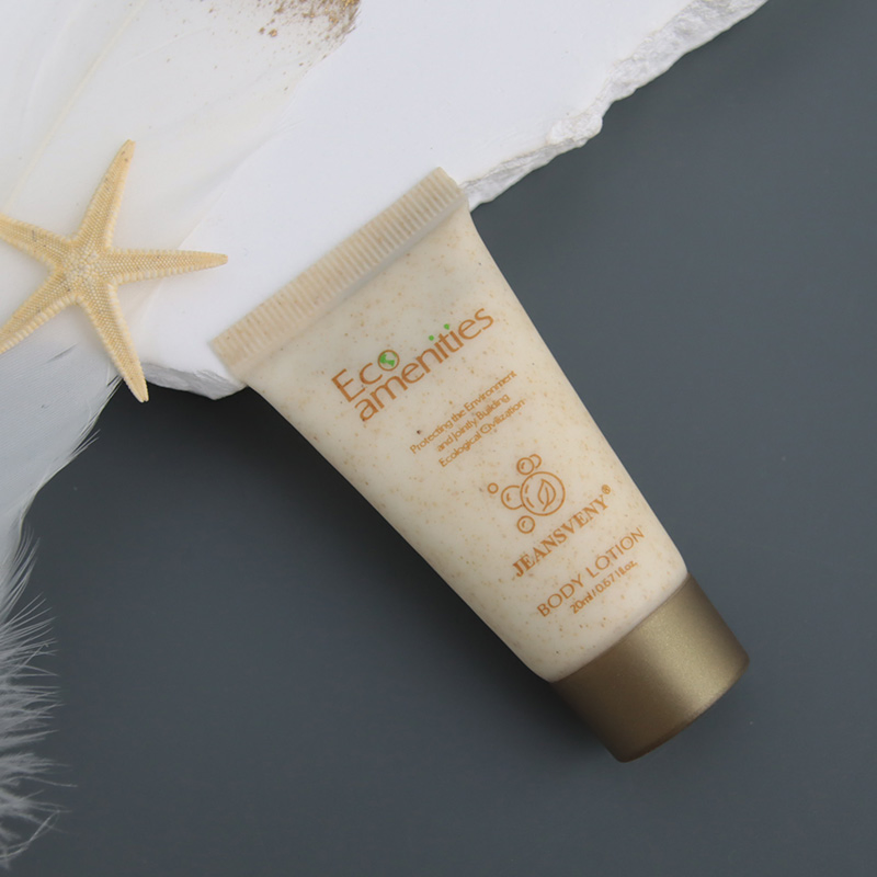 Factory Disposable Straw Soft Tube Body Lotion Shampoo Eco-Friendly Hotel Amenities