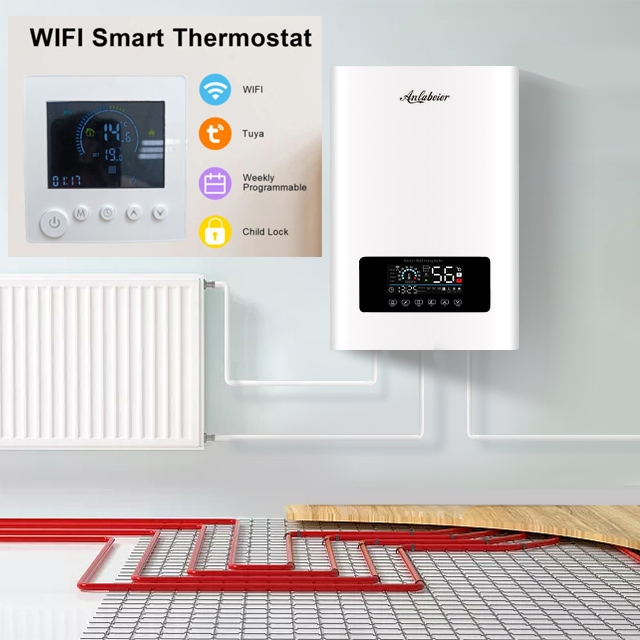 Energy Efficient Electric Boilers for Safe Radiator Heating
