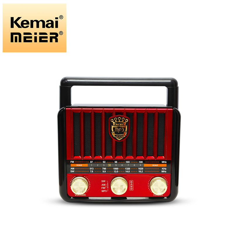 Portable Wooden Retro Radio Wireless Speakers HiFi Stereo Am/FM Radio USB TF