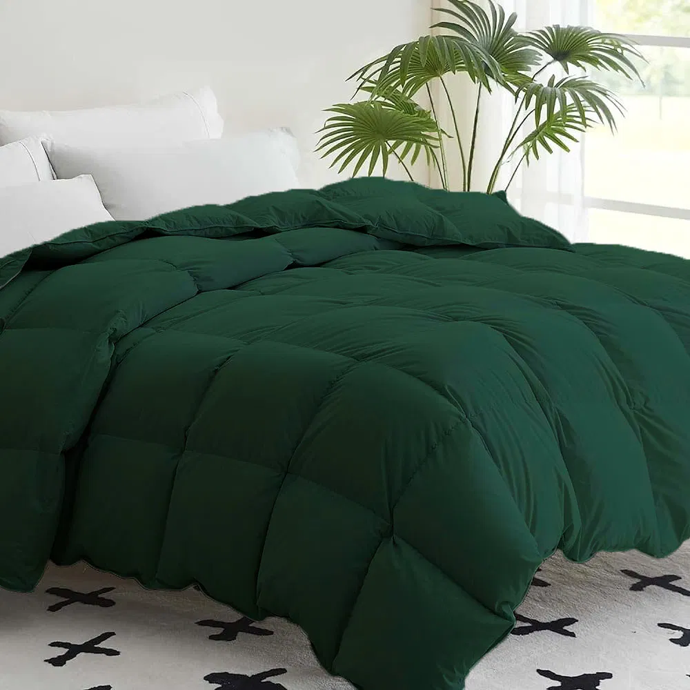 Goose Down & Microfiber Mixed Filling Quilt Cut Through Anti-Running Down