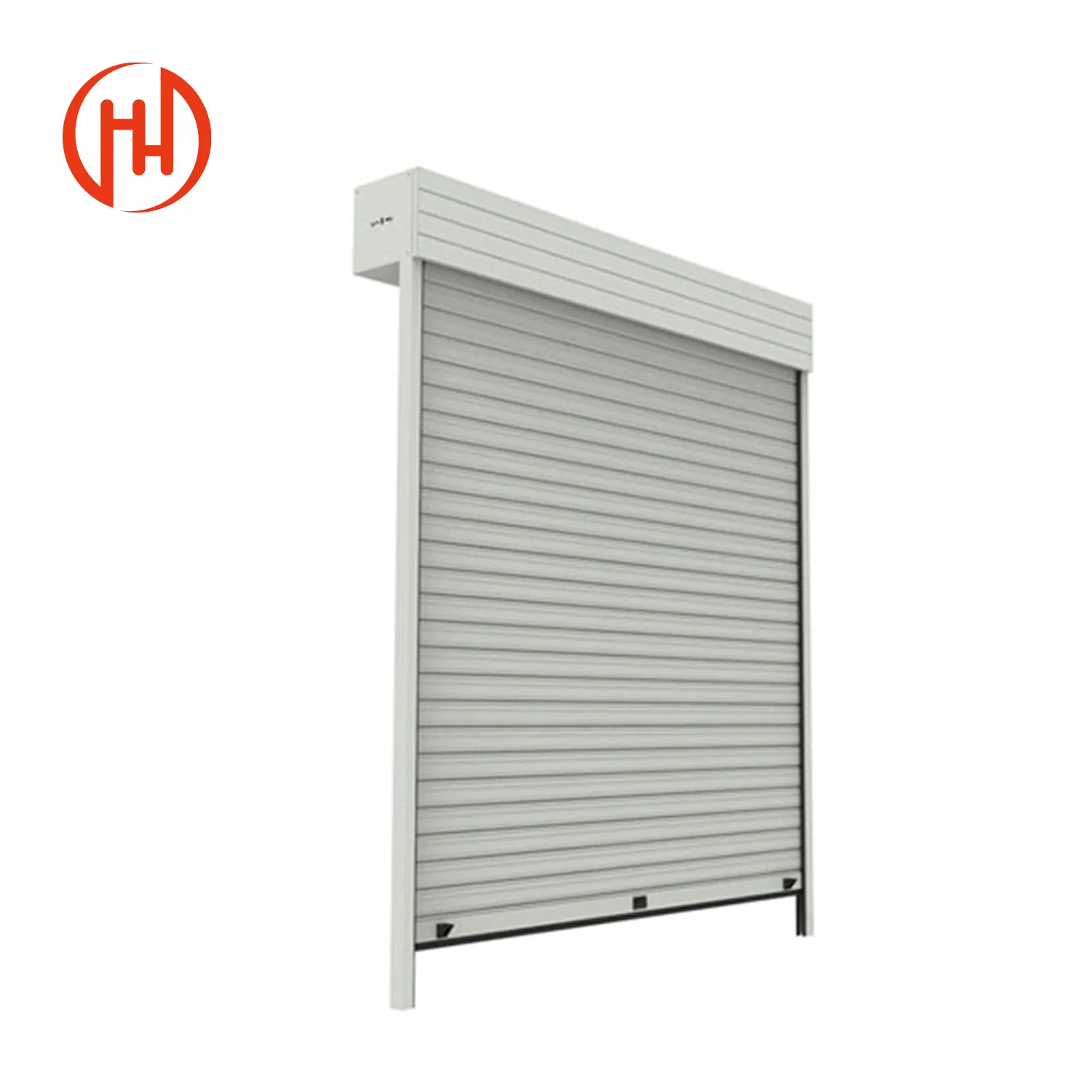 Outdoor Commercial Industrial Motorized Roller Shutter Security Graphic Design