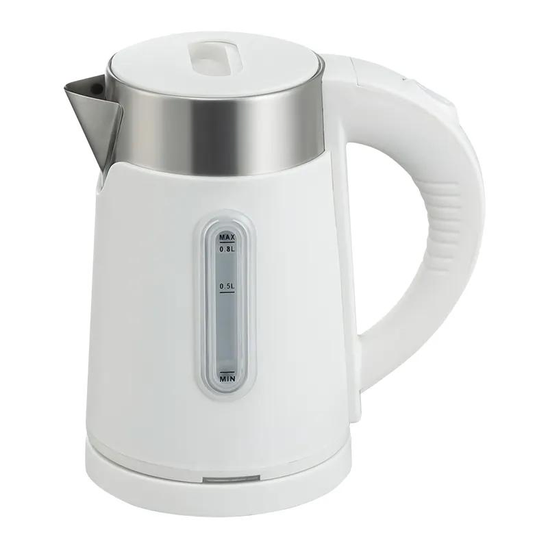800ml 800W Translucent Water Window Auto Power off Control Temperature Double Wall Stainless Steel Electric Kettle