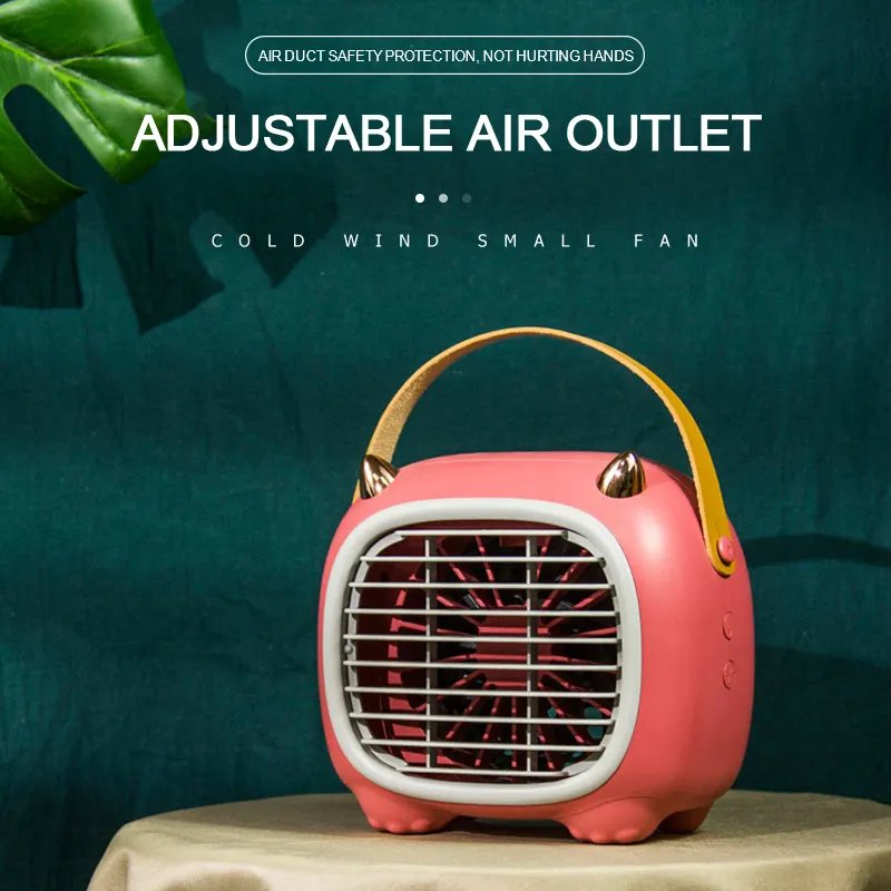 Spray Fan Convenient Rechargeable Strong Wind Dormitory Bed Office Cooler Humidifier Fan