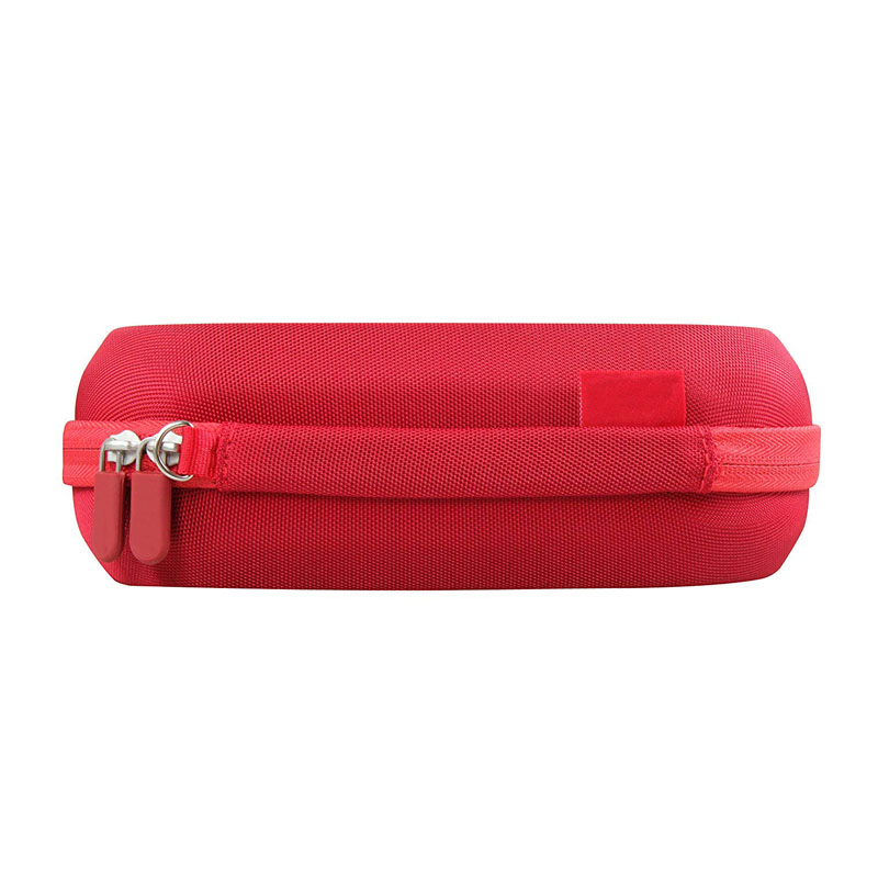 Кейс для наушников EVA красный жесткий с логотипом