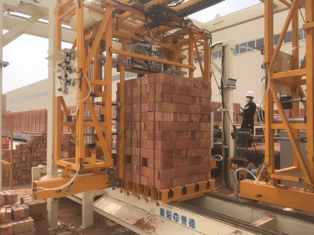 Automatic Packing Line Clay or Red Brick Packing Palletizer