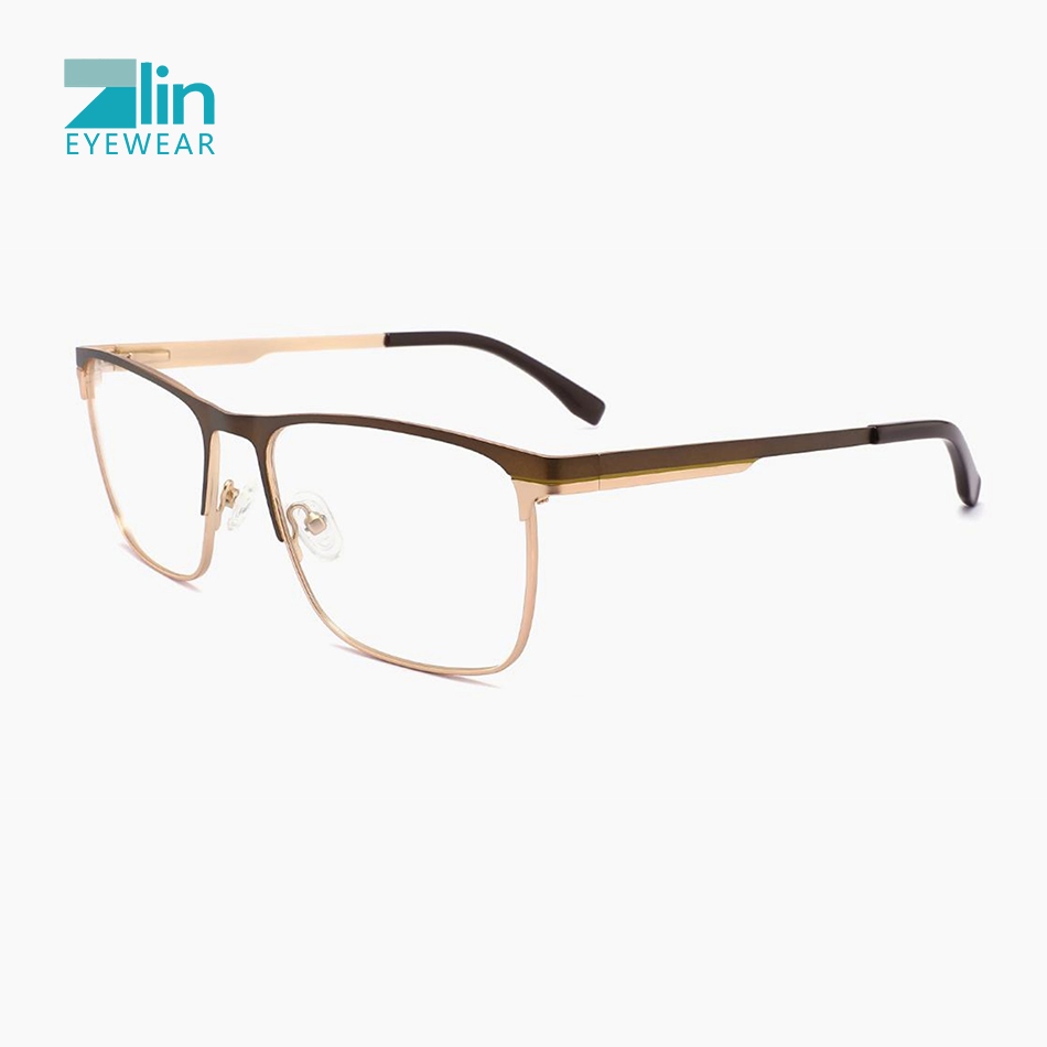 Full Rim Frame Prescription Metal Optical Eyeglasses Wenzhou Factory Wholesale Myopia Prescription Glasses