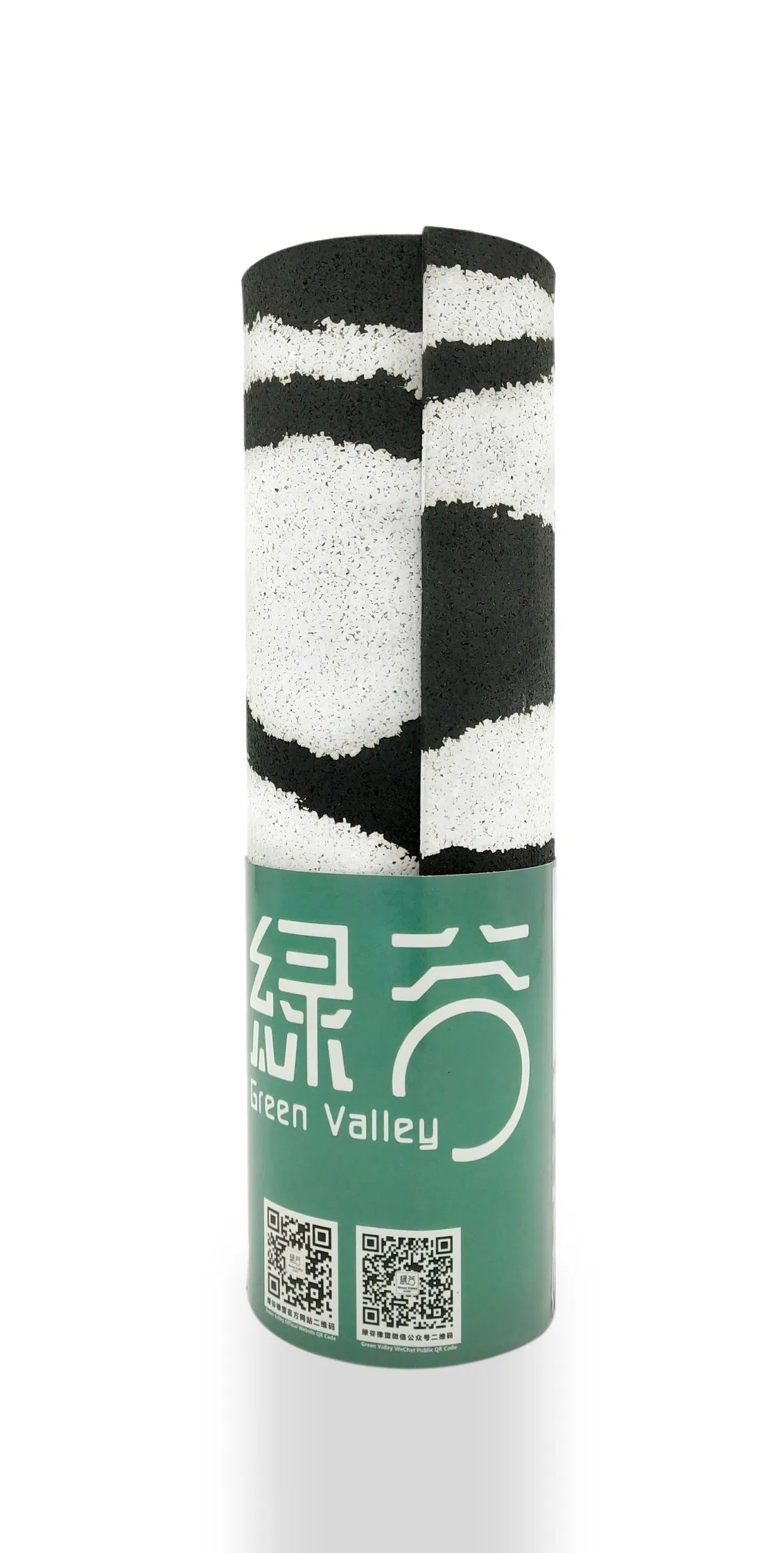 Low Price Hot Selling Rubber Gym Flooring Roll Black and White Color Rubber Roll Anti-Slip Gym Floor Rubber Roll