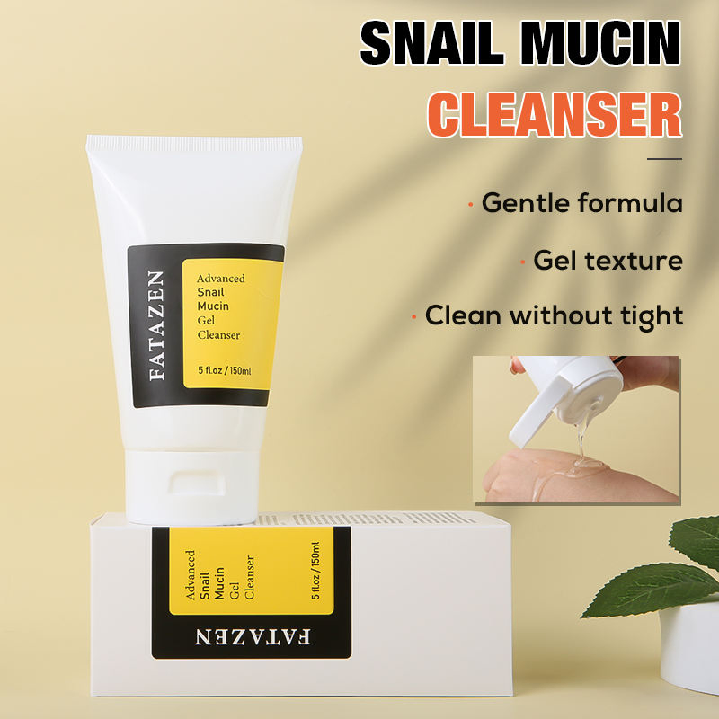 Private Label Jelly Moisturizing Anti Acne Treatment Face Wash Gel Deep Cleansing Gel Smoothing Foaming Snail Facial Cleanser