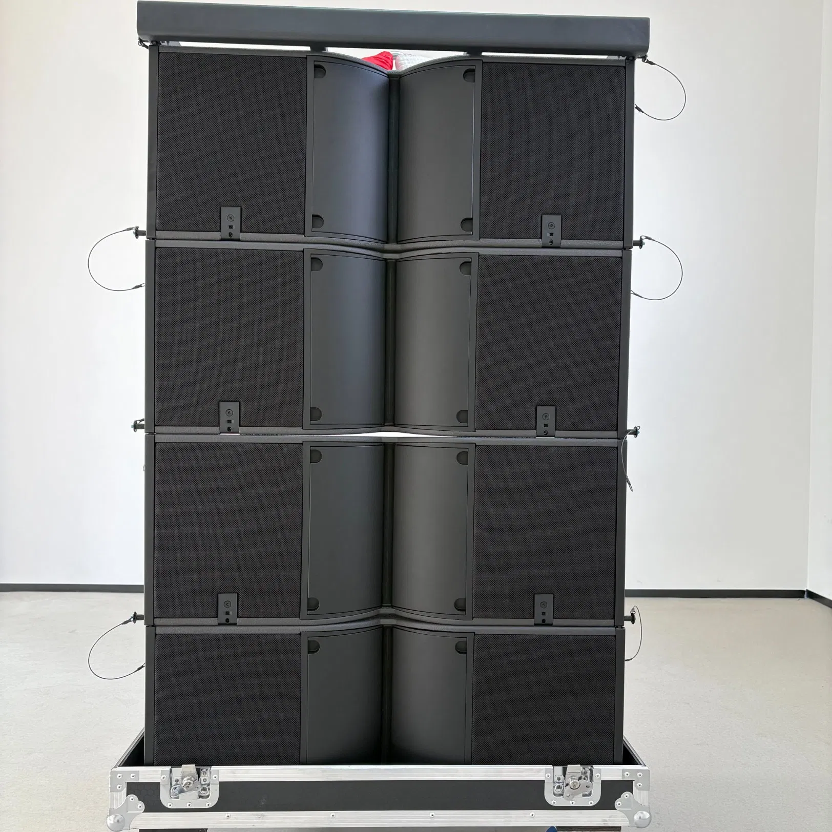 Domc Ka212 Dual12 Inch Passive or Active Line Array Speaker System for Professional Sound Reinforcement Theater Arts Centers Live Concert Large Conference Halls