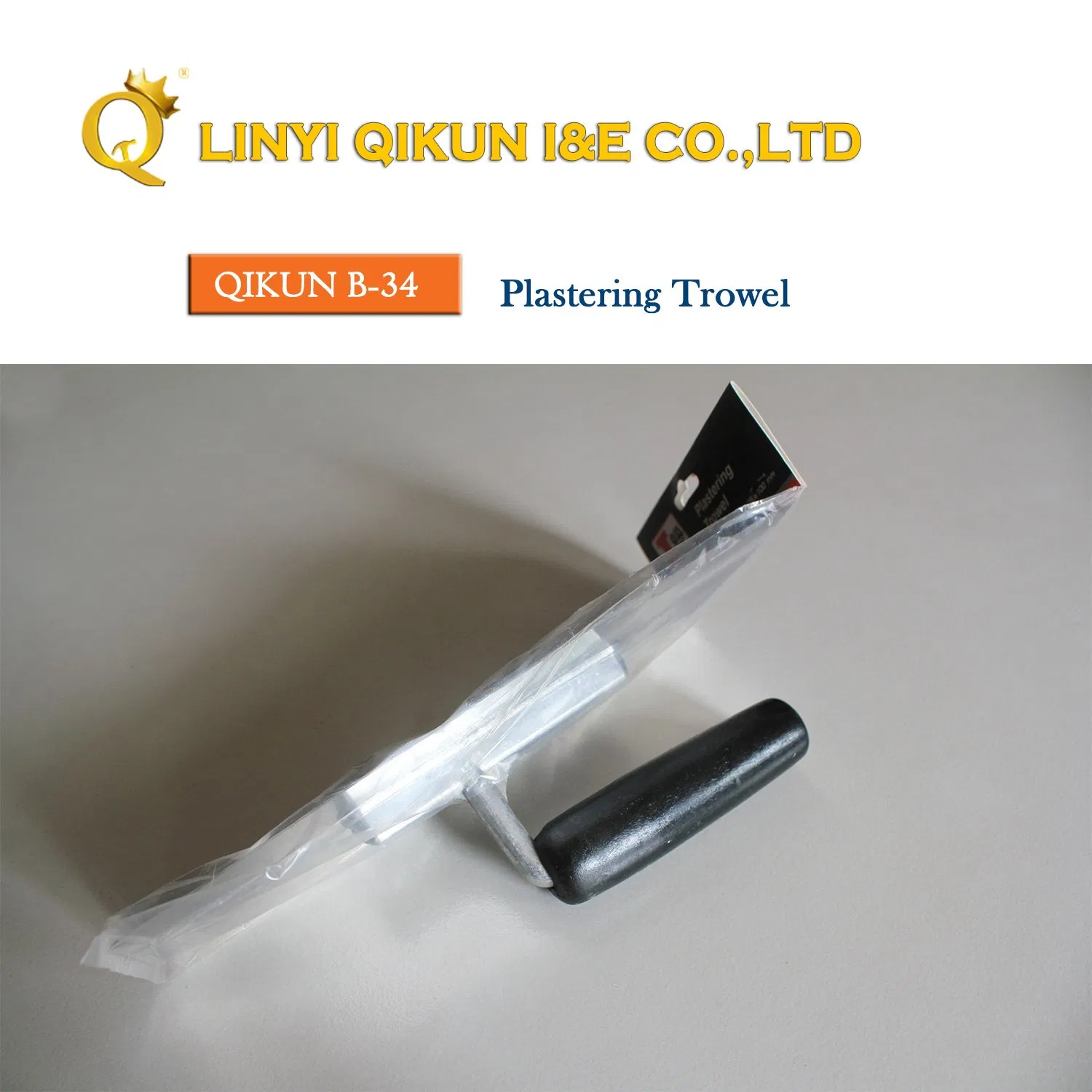 B-31 Construction Decoration Paint Hand Tools Wooden Handle Normal Polished Plastering Trowel