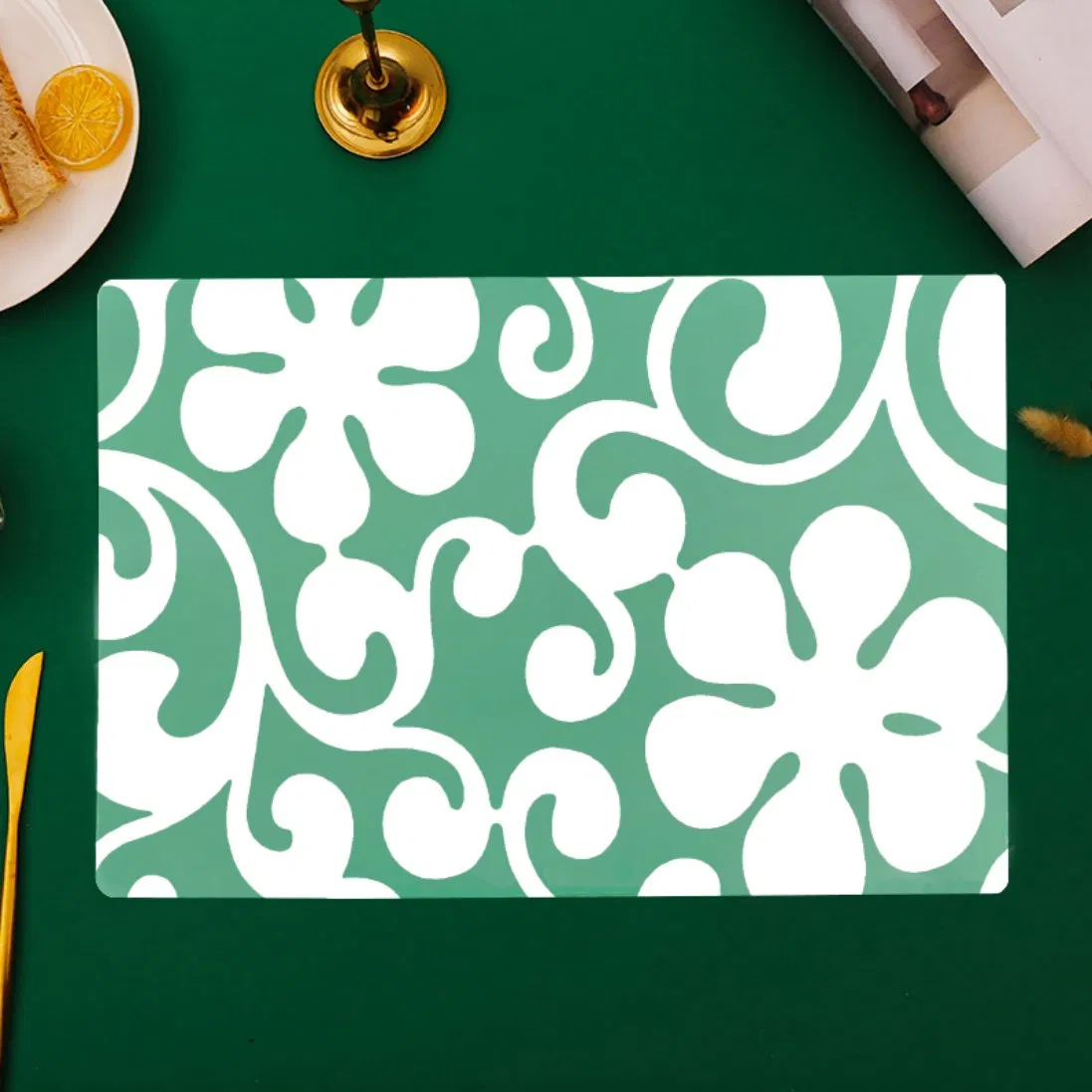 High Quality PP Placemat for Dining Table Wholesale Oilproof Mat