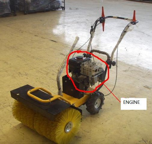 Street Cleaning Gasoline Multifunctional Power Sweeper