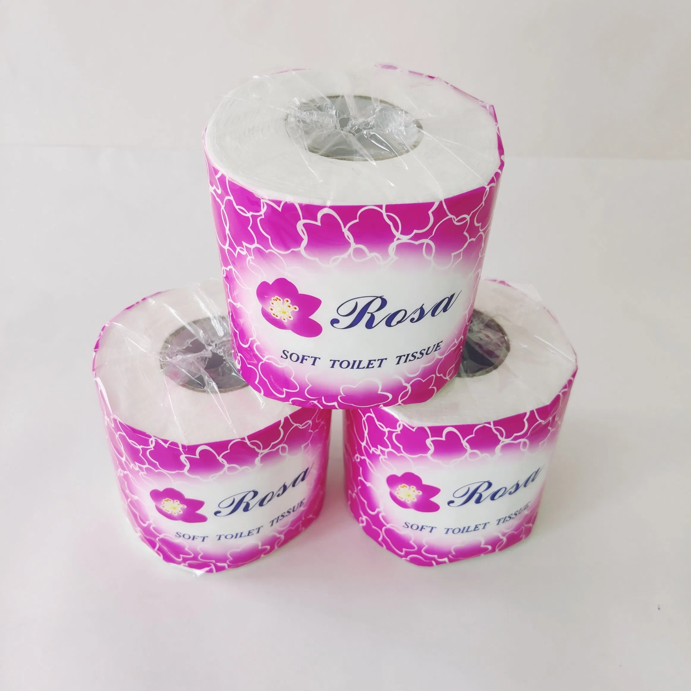 Manufacturer Direct Eco-Friendly Custmomizable Soft 2ply 3ply Wrapping Fiber Virgin Wood Pulp Toilet Tissue Paper